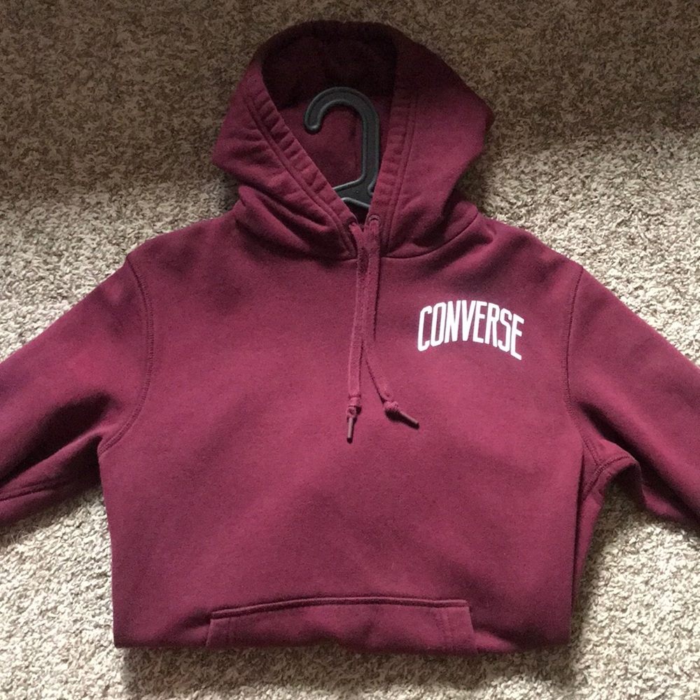 Converse wine pullover hoodie
